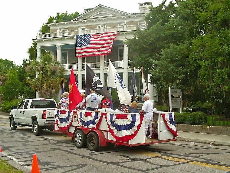 South Carolina Beaufort Memorial Parade Festwagen