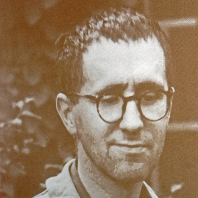 Porträt des in Augsburg geborenen Dichters Bertolt Brecht