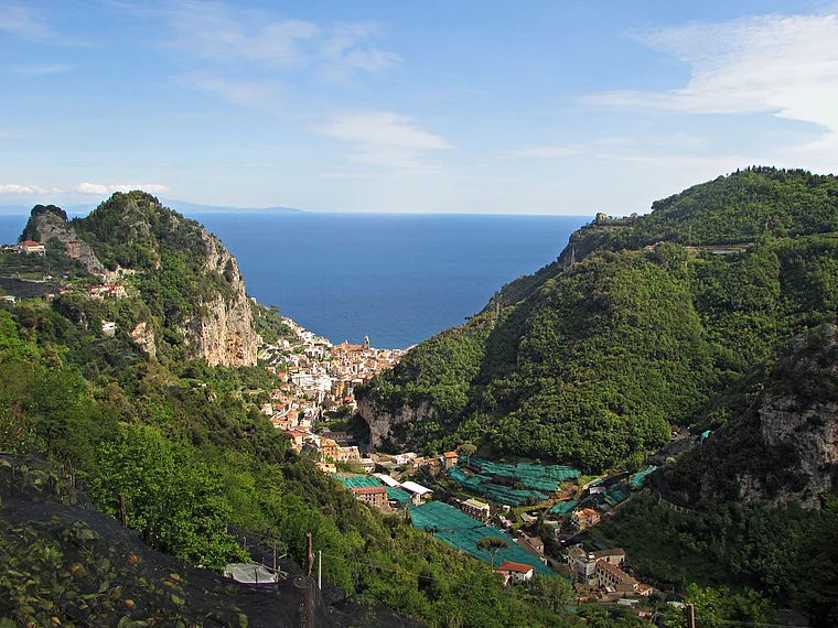 Amalfi Blick über Mühlental