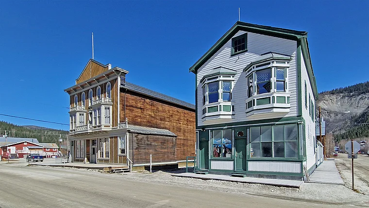 Yukon Dawson City historische Gebäude