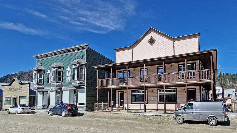 Yukon Dawson City Western Stadt
