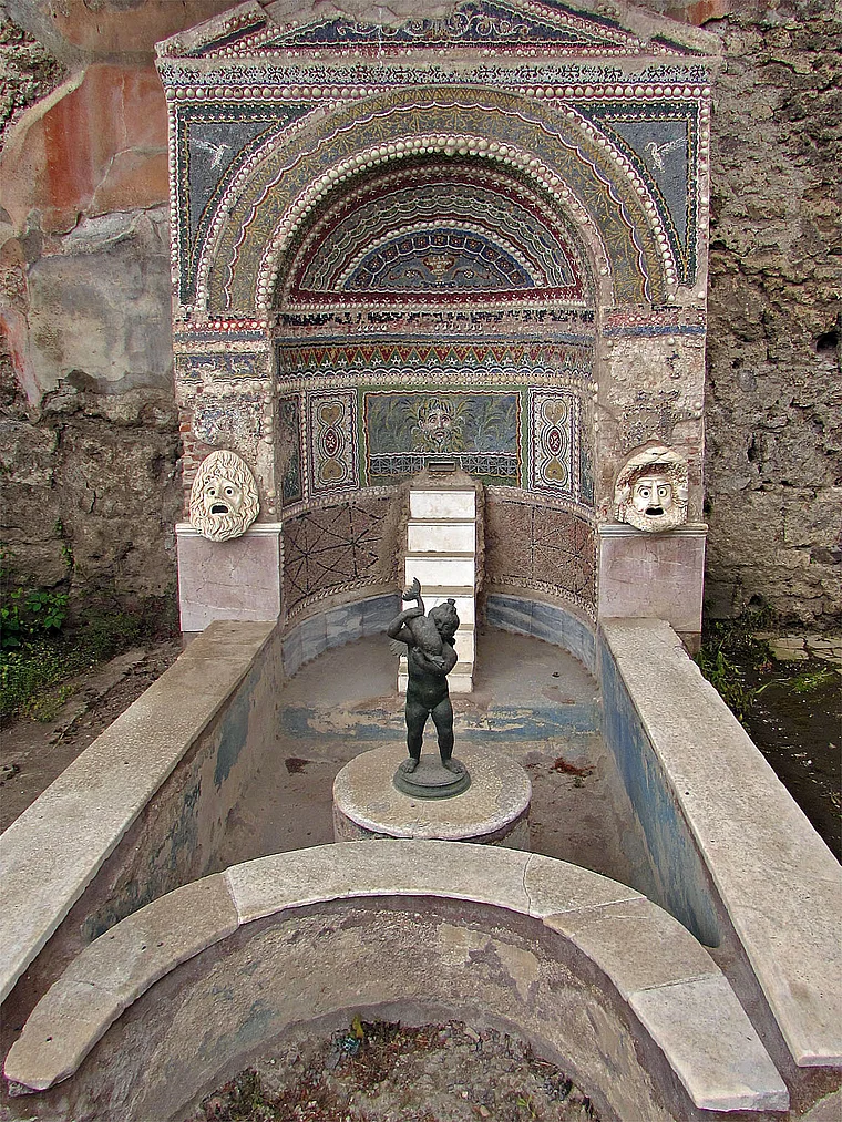 Pompeji Badebecken
