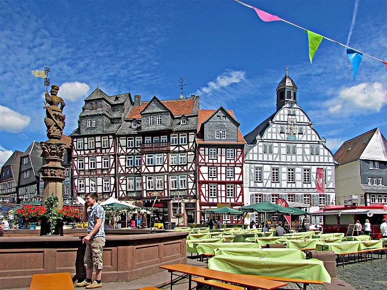 Butzbach Marktplatz Weinfest