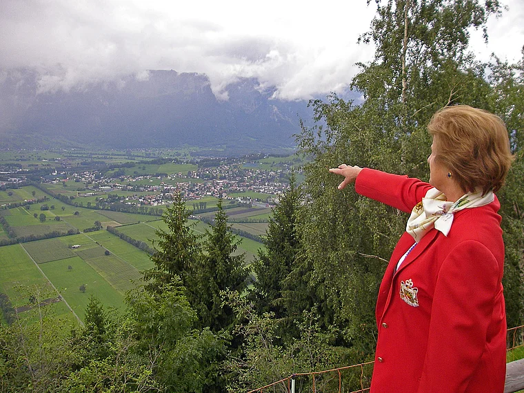 Liechtenstein Planken Aussicht Anni Beck