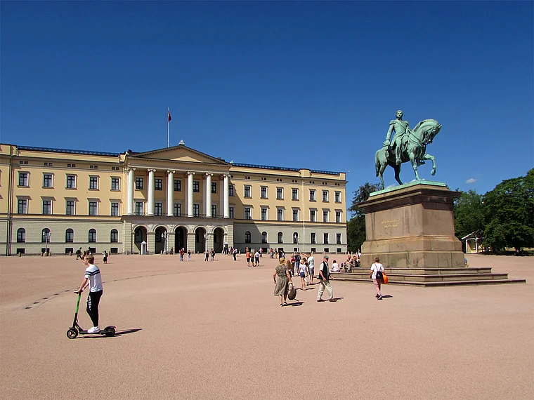 Oslo Schloss Totale