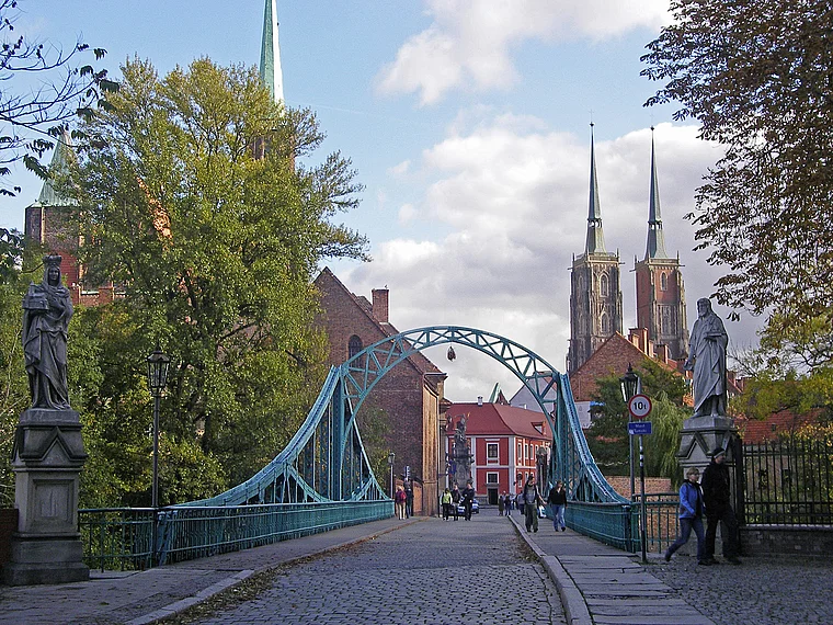 Breslau Brücke Sandinsel Dominsel