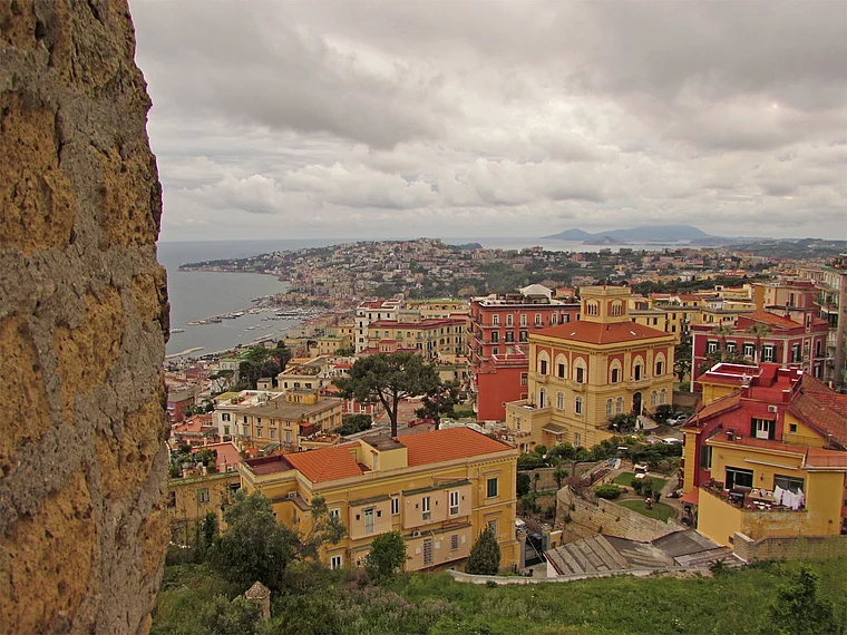 Neapel Castel Sant'Elmo Ausblick