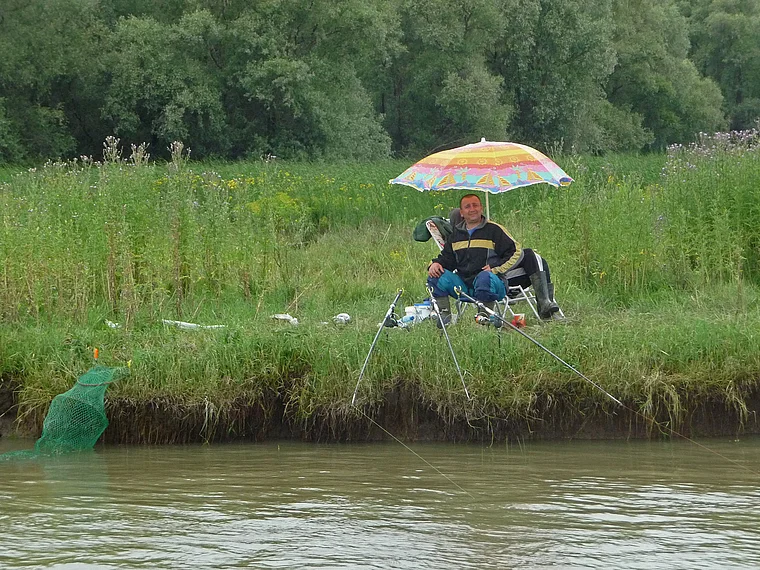 Rumänien Donau Delta Angler