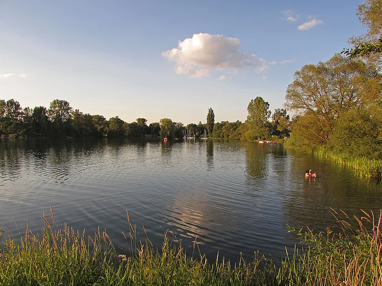Bebra Breitenbacher Baggersee Abend