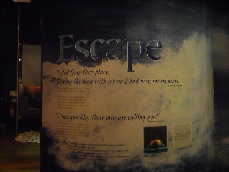 Nordirland Downpatrick Saint Patrick Centre innen Escape