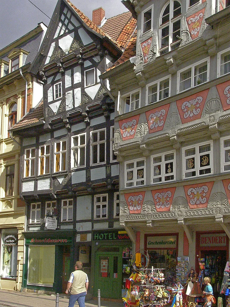 Quedlinburg Breite Straße Fachwerkhaus