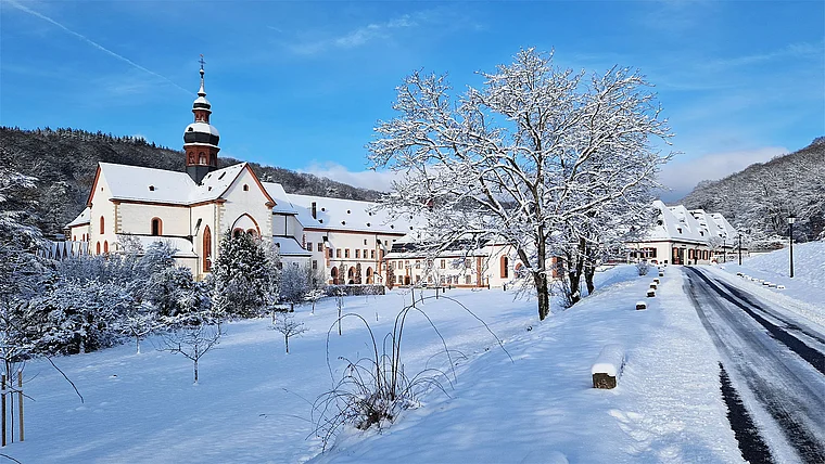 Eltville Kloster Eberbach Winter