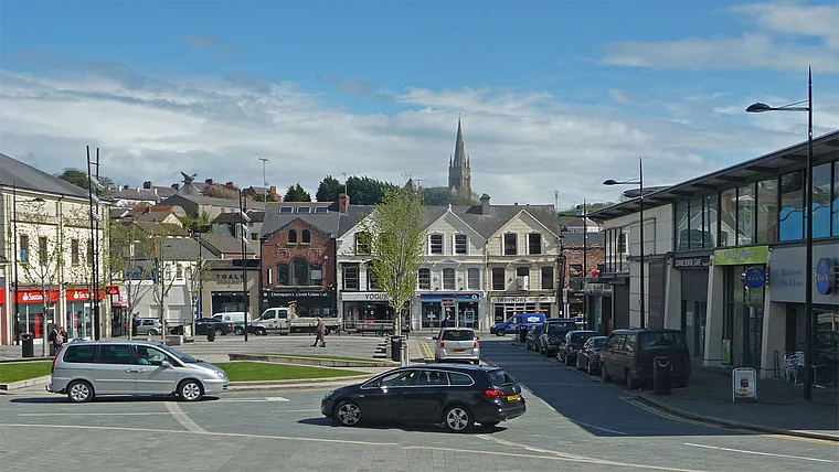 Nordirland Downpatrick Innenstadt