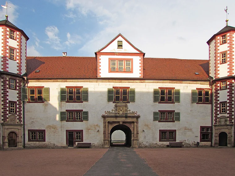 Schmalkalden Schloss Wilhelmsburg Innenhof