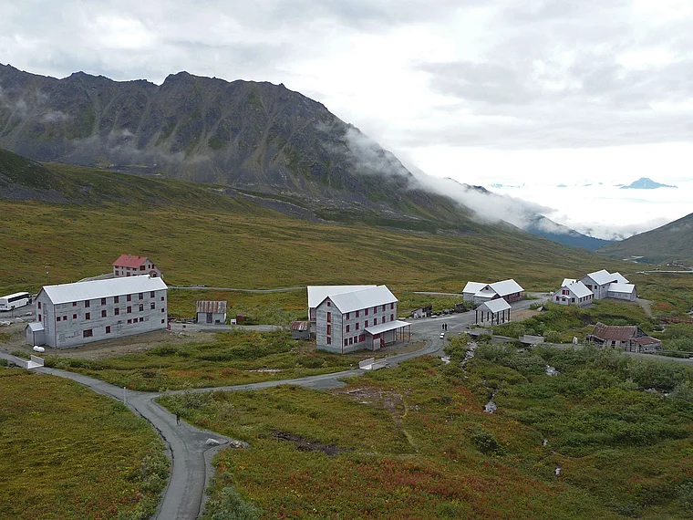 Alaska Independence Mine von oben