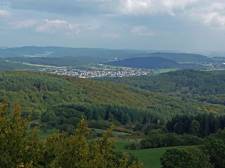 Greifenstein (Westerwald) Burg Aussicht