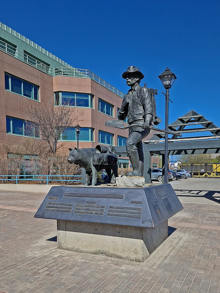 Whitehorse Gold Rush Prospector Monument