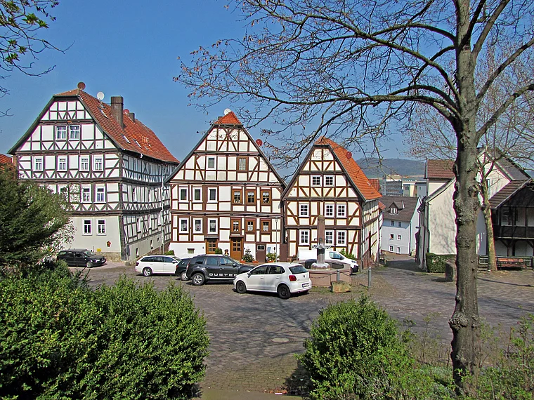 Gudensberg Marktplatz Fachwerk