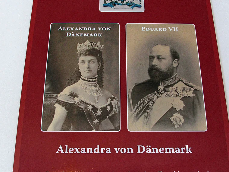 Glücksburg Schloss Alexandra und King Edward