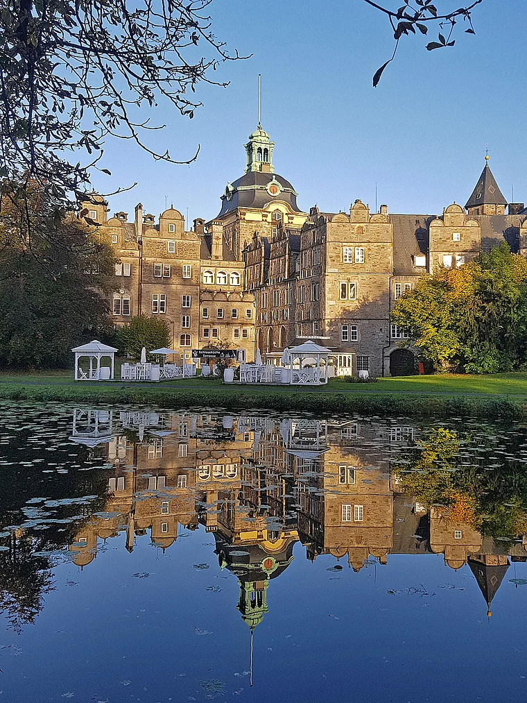 Bückeburg Schlossteich Herbst