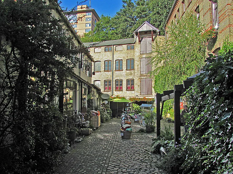 Flensburg Zentrum Innenhof