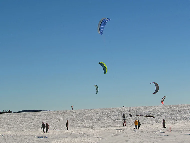 Gersfeld Wasserkuppe Snowkiter
