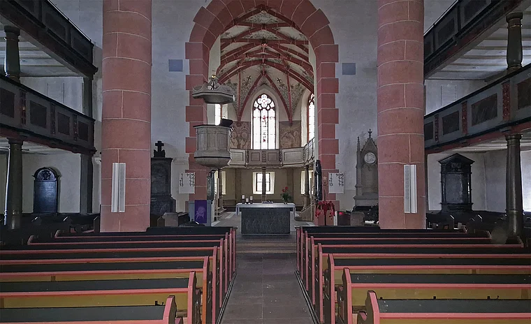 Herborn Stadtkirche Innenaufnahme