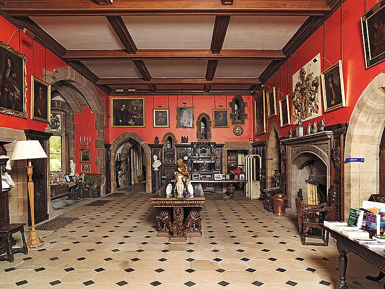 Lake District Muncaster Castle Halle