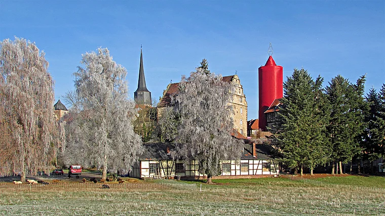 Schlitz Hinterburg Weihnachtskerze