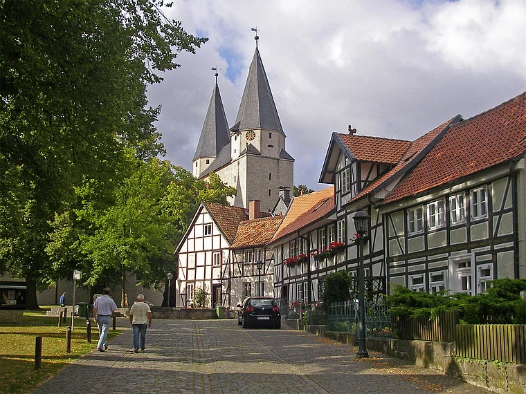 Königslutter Fachwerkhäuser Dom Am Plan