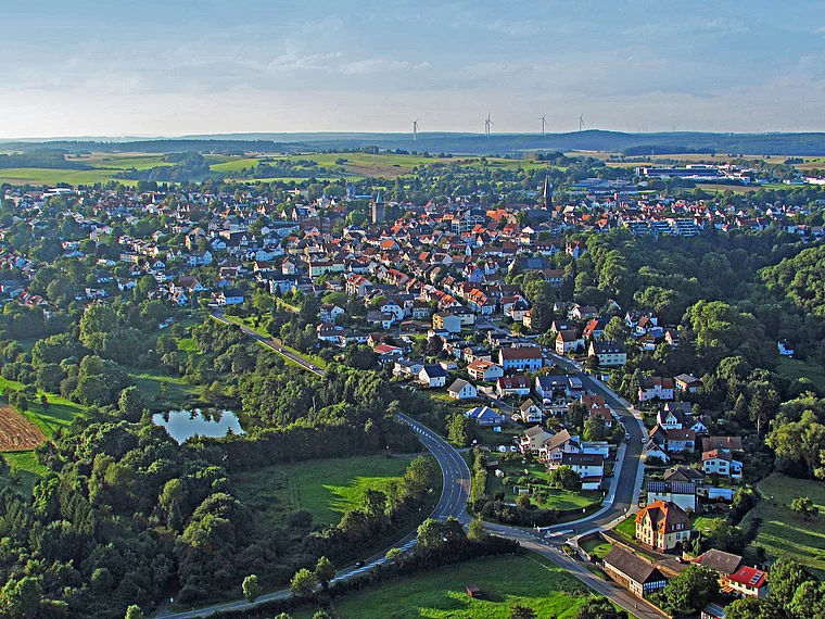 Grünberg Vogelperspektive