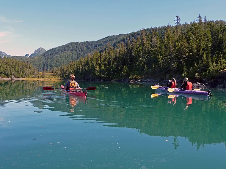 Alaska Heather Bay Paddler
