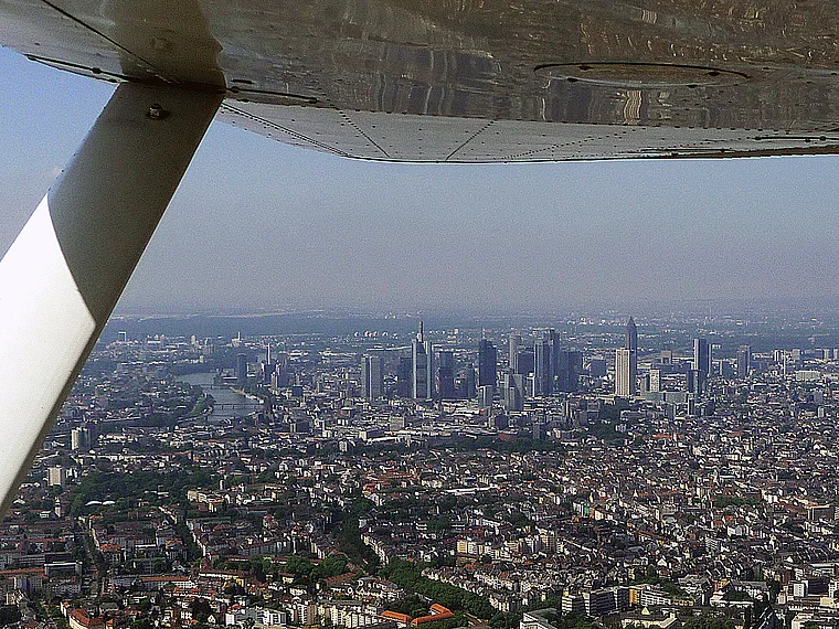 Frankfurt Vogelperspektive