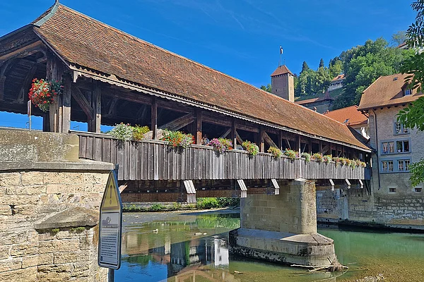 Freiburg Fribourg Bernbrücke
