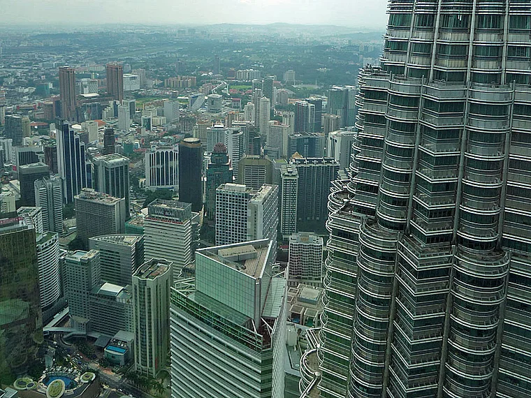 Kuala Lumpur Petronas Towers Observation Deck Ausblick