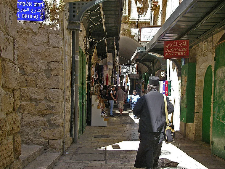 Jerusalem Altstadt Pope