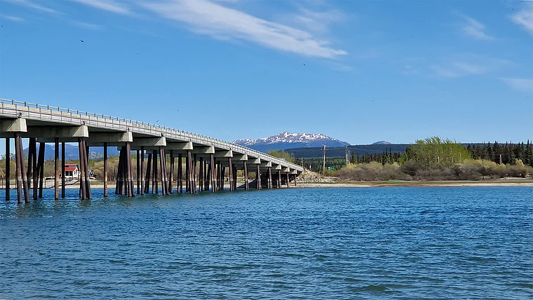 Tagish River Brücke