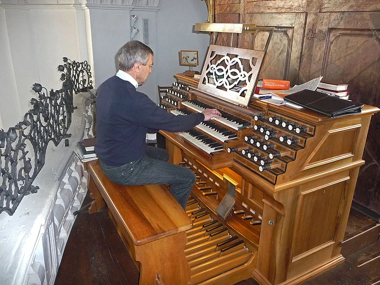 Fränkische Schweiz Gößweinstein Basilia Organist Georg Scheffler
