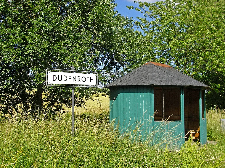Hunsrück Dudenroth Unterstand für Radfahrer