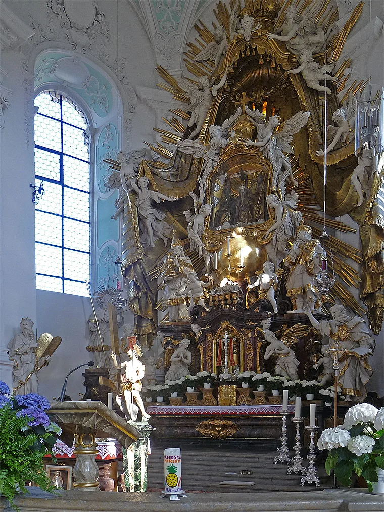 Fränkische Schweiz Gößweinstein Basilika Hochaltar