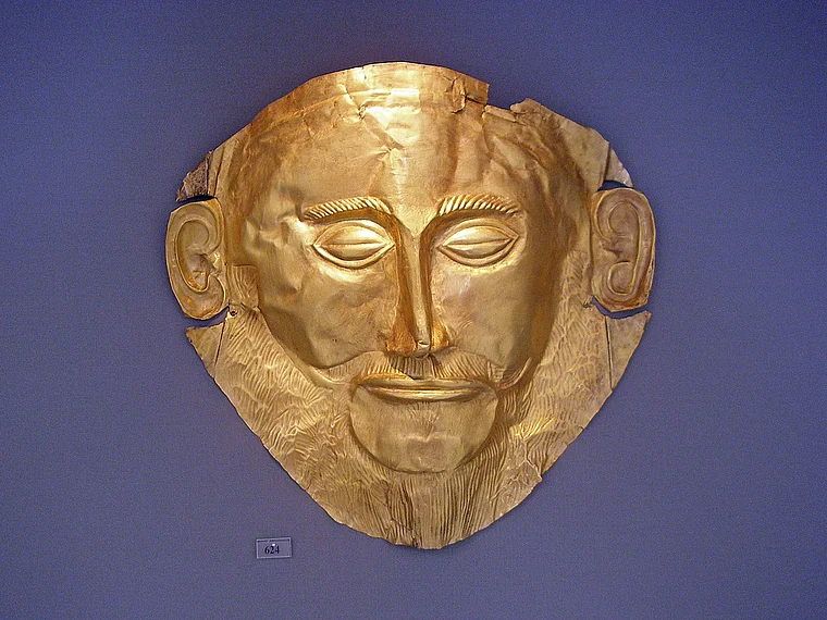 Totenmaske Agamemnon Schliemann