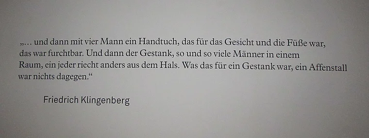 Wewelsburg Häftlingsbericht Friedrich Klingenberg