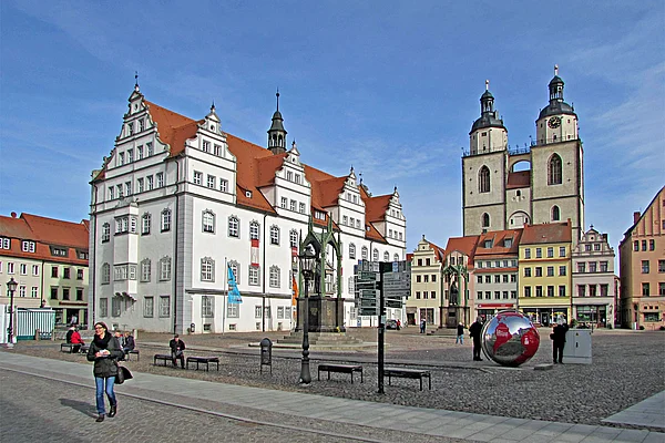 Wittenberg Marktplatz Rathaus