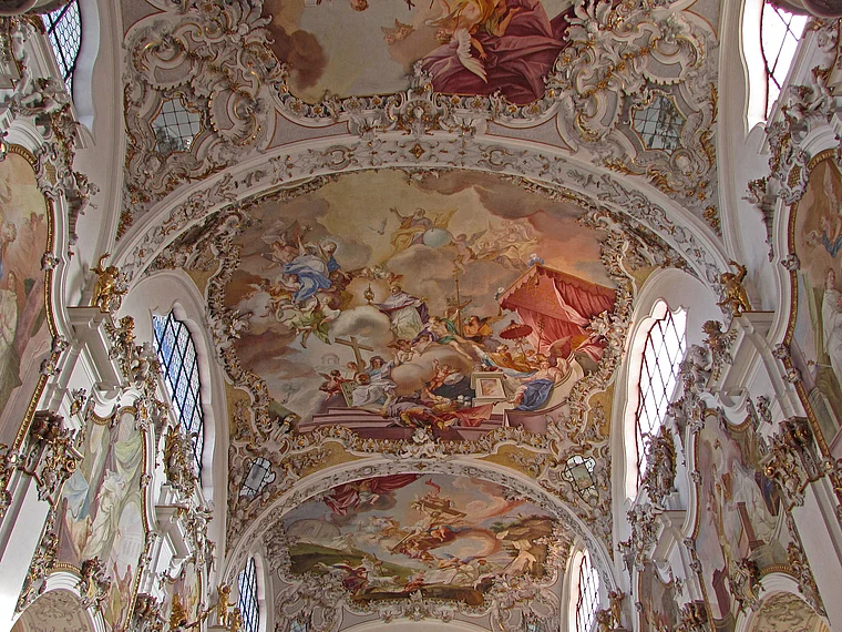 Steingaden Klosterkirche Deckenmalerei
