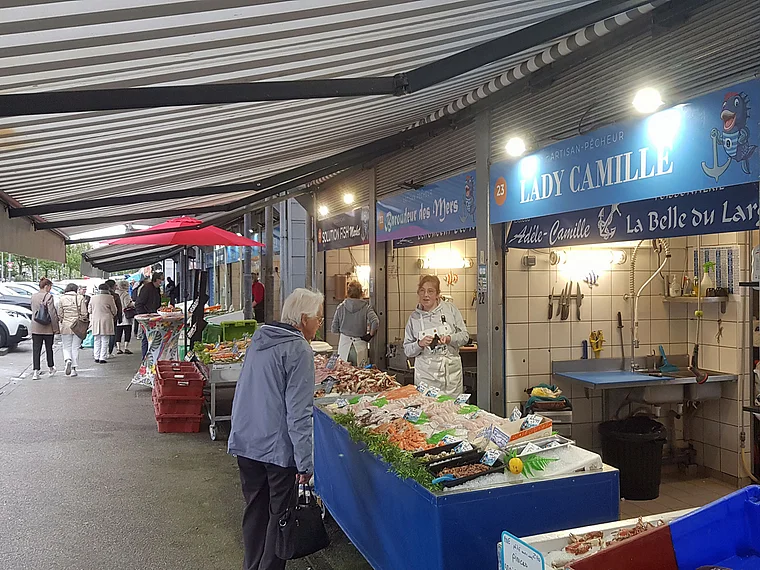 Boulogne-sur-Mer Fischmarkt