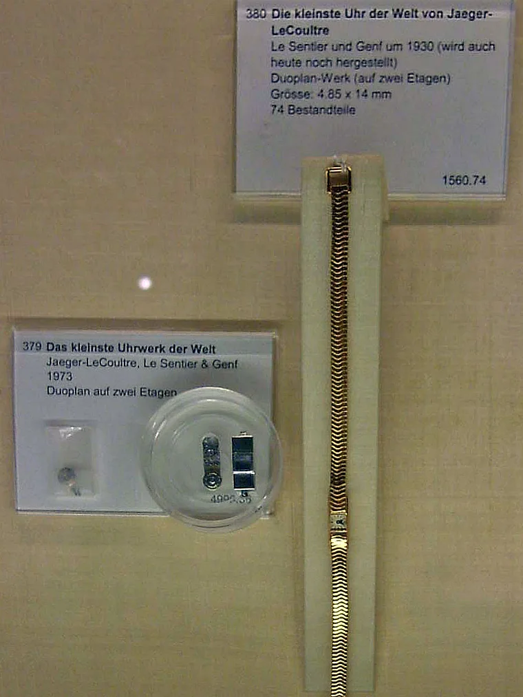 Zürich Uhrenmuseum Beyer kleinste Uhr der Welt