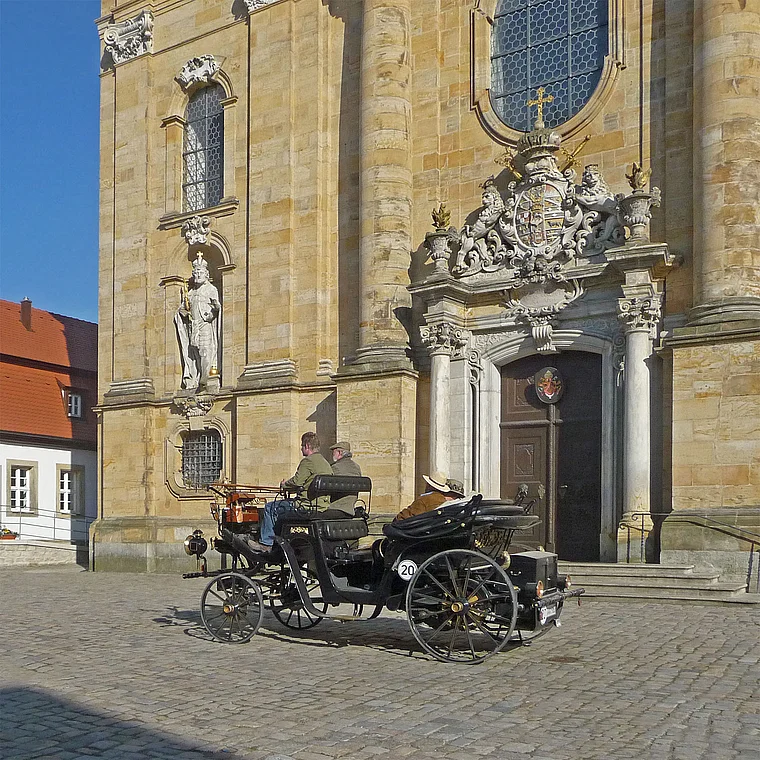 Fränkische Schweiz Gößweinstein Basilika mit Aaglander