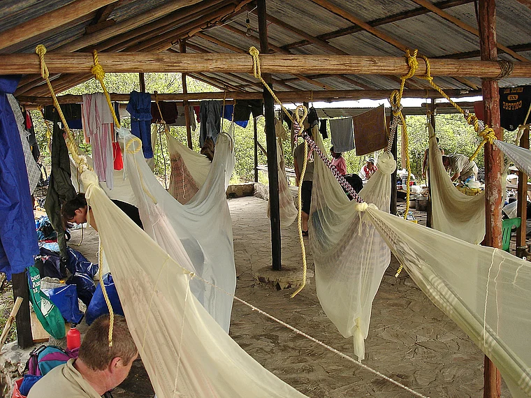 Venezuela Dschungel Camp Hängematten
