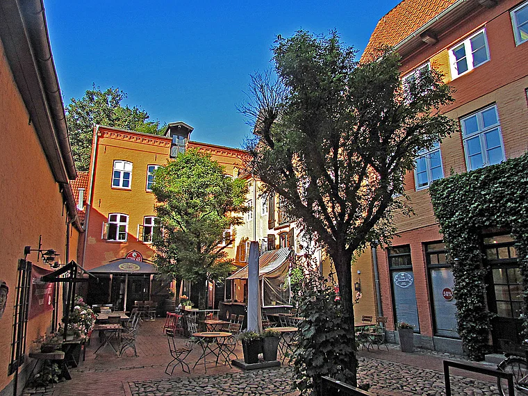 Flensburg Altstadt Innenhof