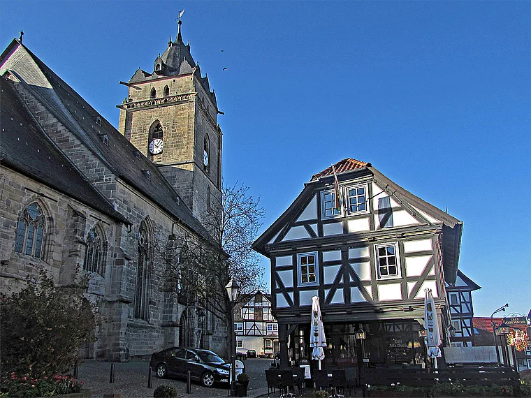 Wolfhagen Kirche und Alte Wache